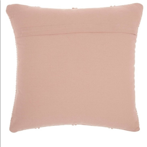 Blush throw pillow- diamond pattern - Picture 5 of 6